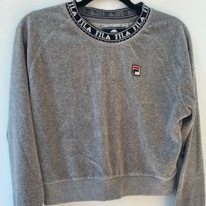 Fila Velour Crewneck Sweater